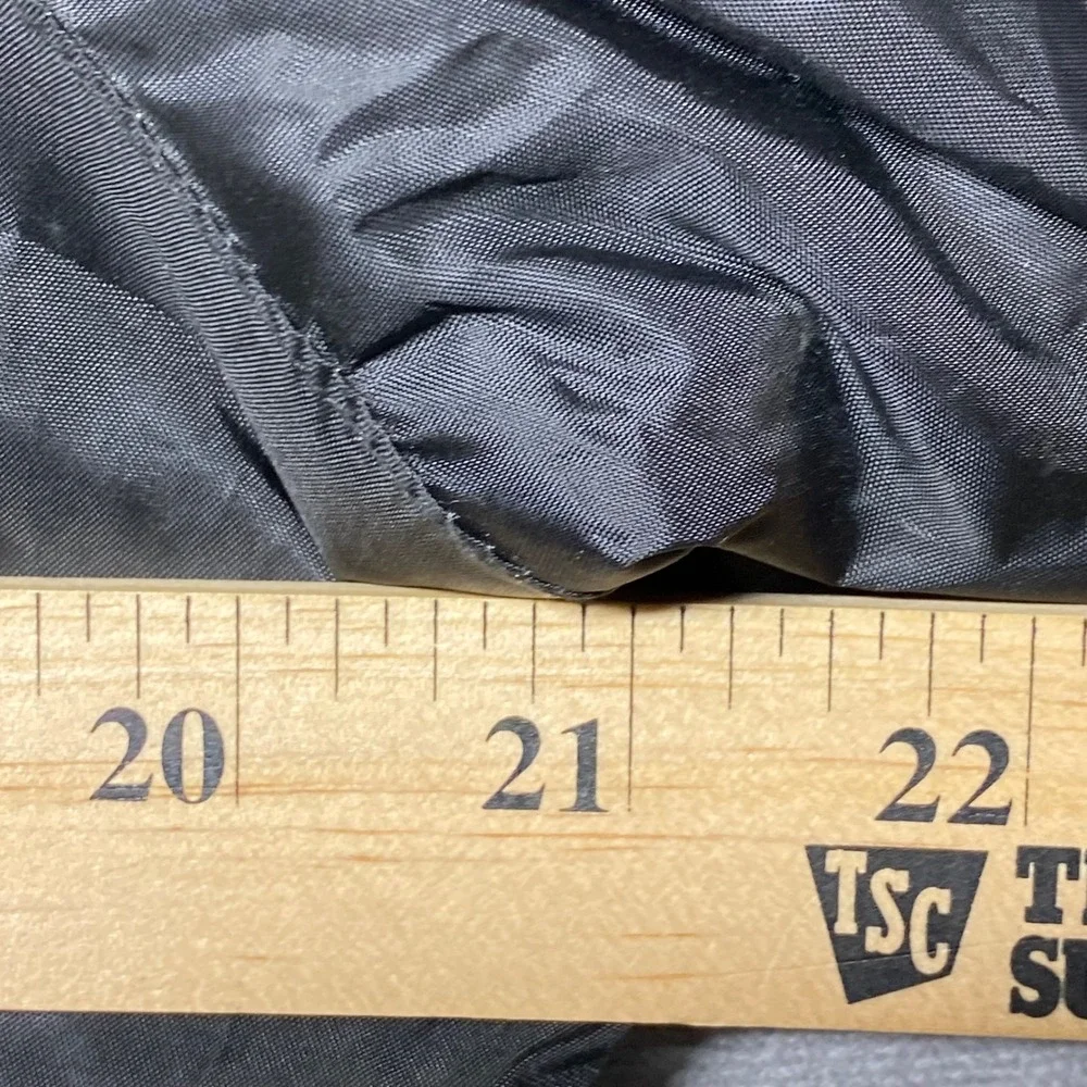 Harley Davidson Jacket Black L‎ Full Zip Nylon Lightweight Windbreaker Riding